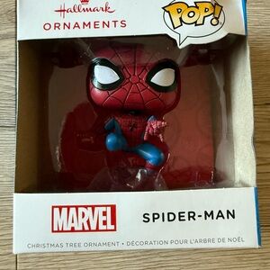 Funko Pop! Marvel Spider-Man Ornament - Red and Blue